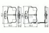 BOSCH 0 986 424 568 Brake Pad Set, disc brake